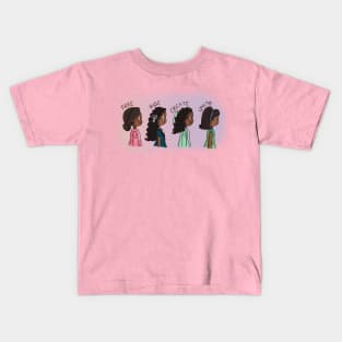 Black History Month Historical Girls Kids T-Shirt